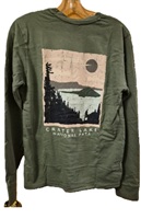 American Backcountry Stamp Emerald Long Sleeve T-Shirt